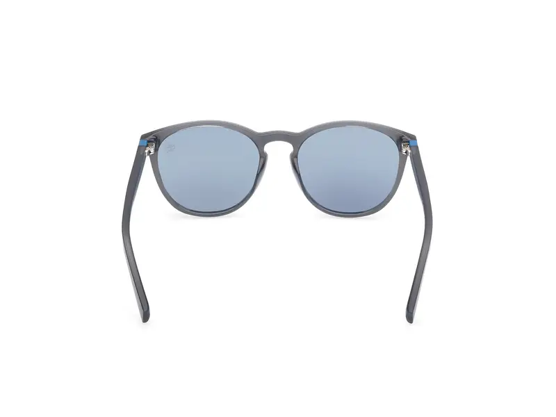 Timberland Unisex TB00049 20D Occhiali da sole Iniettato Grigio Fumo Rotonda Polarizzata miniatura 3