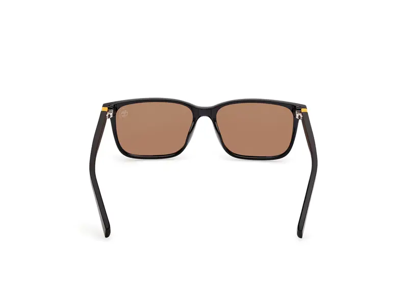 Timberland Unisex TB00050 01H Occhiali da sole Iniettato Nero Marrone Squadrata Polarizzata miniatura 3