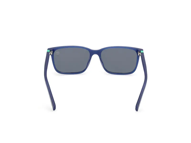 Timberland Unisex TB00050 91D Occhiali da sole Iniettato Blu Fumo Squadrata Polarizzata miniatura 3