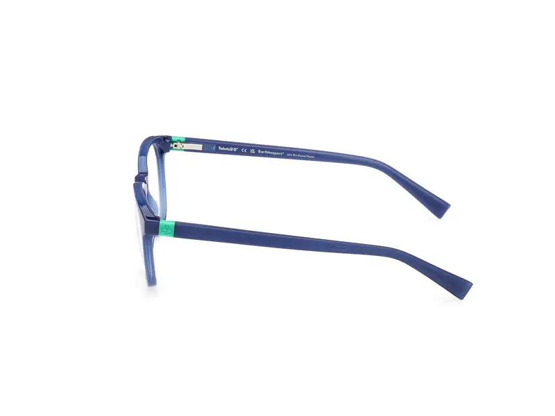 Timberland Unisex TB50062 90 Montature da vista Iniettato Blu Rotonda Normale miniatura 2