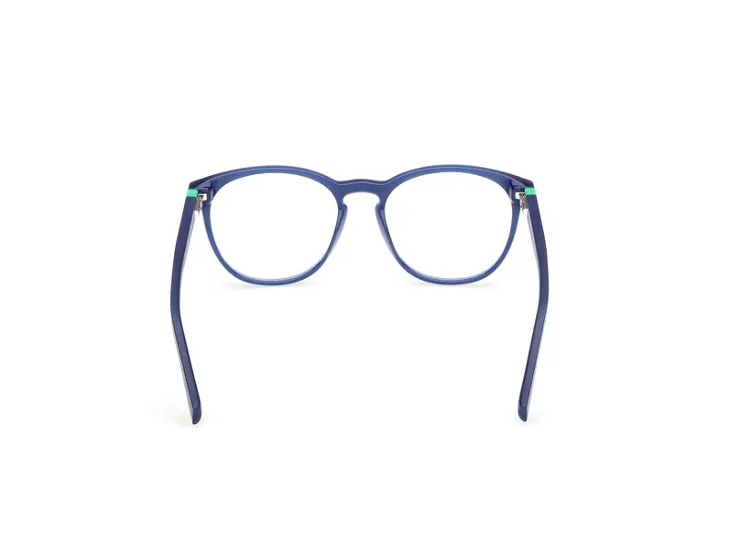 Timberland Unisex TB50062 90 Montature da vista Iniettato Blu Rotonda Normale miniatura 3