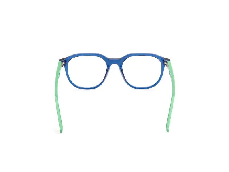 Timberland Unisex TB50063 90 Montature da vista Iniettato Blu Rotonda Normale miniatura 3