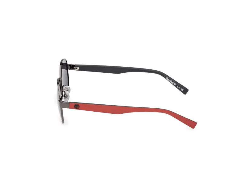 Unisex Timberland TB00079 08D Occhiali da sole Canna di fucile Fumo Rotonda Polarizzata miniatura 3