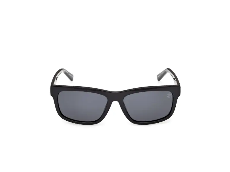 Unisex Timberland TB00080 01D Occhiali da sole Iniettato Nero Fumo Squadrata Polarizzata miniatura 2