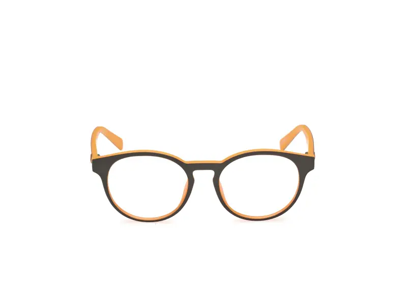 Unisex Timberland TB50101 097 Montature da vista Iniettato Verde Rotonda Normale miniatura 2