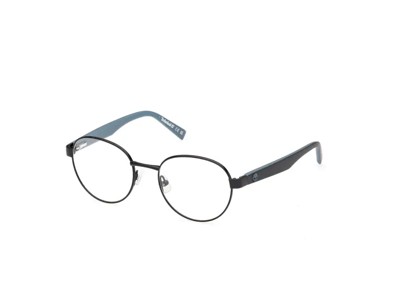 Unisex Timberland TB50102 001 Montature da vista Nero Rotonda Normale