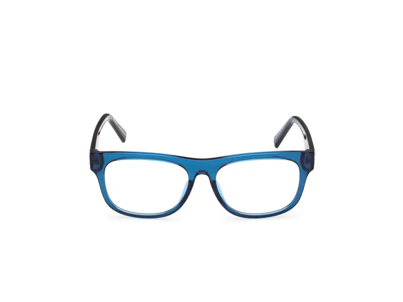 Unisex Timberland TB50103 090 Montature da vista Iniettato Blu Squadrata Normale miniatura 2