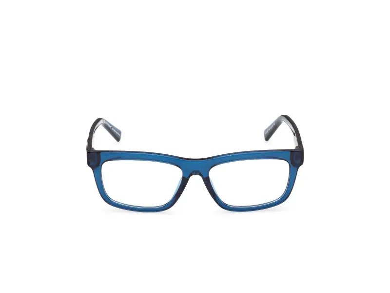 Unisex Timberland TB50104 090 Montature da vista Iniettato Blu Squadrata Normale miniatura 2