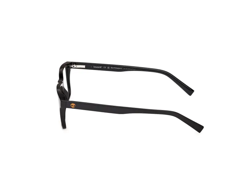 Unisex Timberland TB50105 001 Montature da vista Iniettato Nero Squadrata Normale miniatura 3