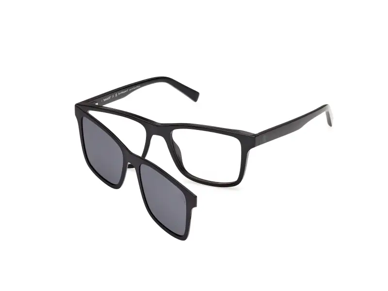 Unisex Timberland TB50105 005 Montature da vista Iniettato Nero Squadrata Normale