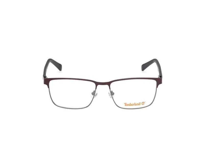 Timberland Uomo TB1721 70 Montature da vista Metallo Bordeaux Squadrata Normale miniatura 2