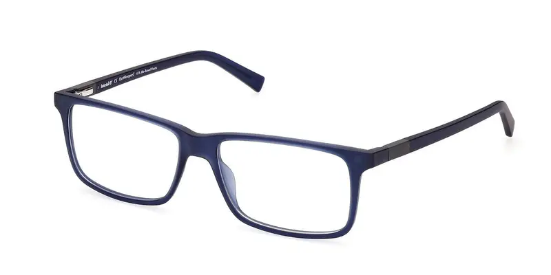 Timberland Uomo TB1765 91 Montature da vista Plastica Blu  Geometrica Normale