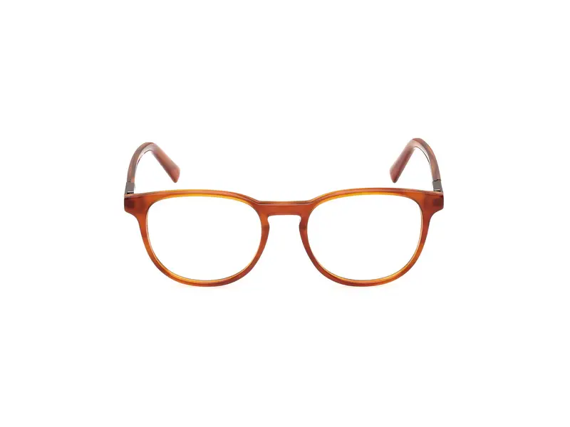 Timberland Uomo TB1804 47 Montature da vista Acetato Marrone Rotonda Normale miniatura 2