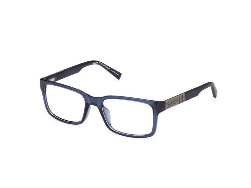 Timberland Uomo TB50001-H 90 Montature da vista Iniettato Blu  Squadrata Normale