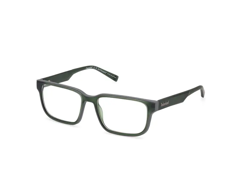 Timberland Uomo TB50025 97 Montature da vista Iniettato Verde  Squadrata Normale