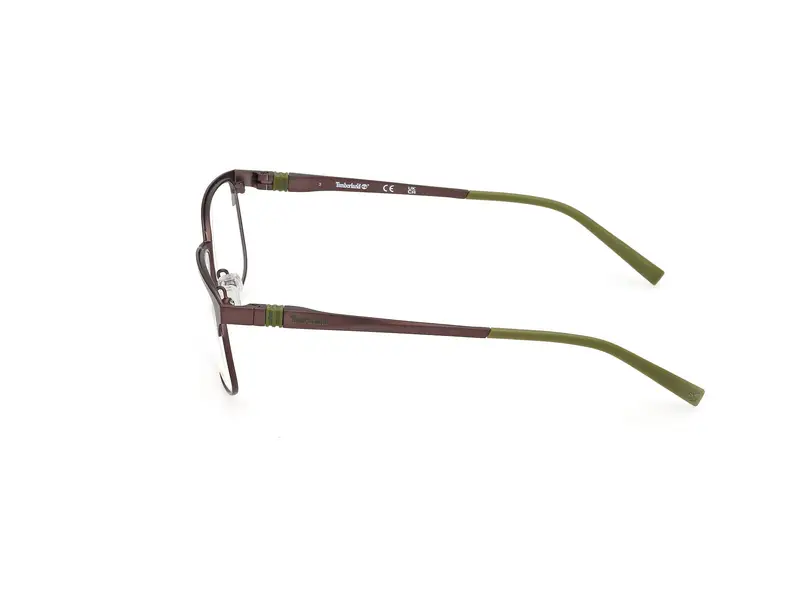 Timberland Uomo TB50027 49 Montature da vista Metallo Marrone Squadrata Normale miniatura 2