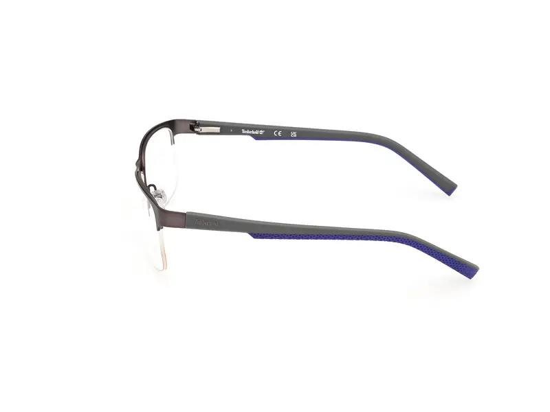 Timberland Uomo TB50030 7 Montature da vista Metallo Grigio Squadrata Normale miniatura 2