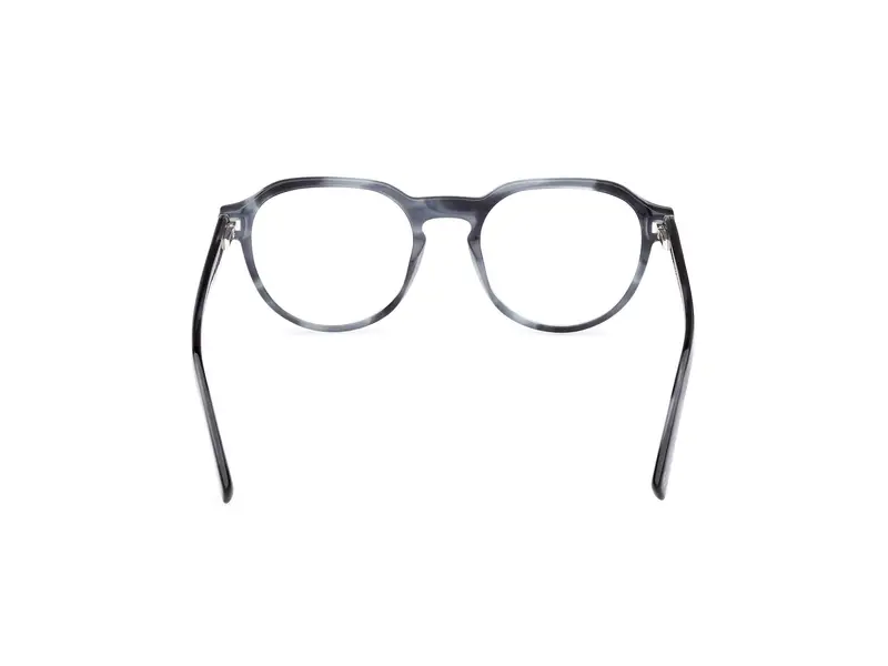 Timberland Uomo TB50032 90 Montature da vista Acetato Blu Rotonda Normale miniatura 3