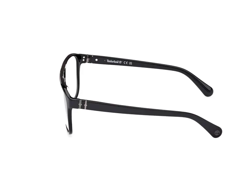 Timberland Uomo TB50033 1 Montature da vista Acetato Nero Squadrata Normale miniatura 2