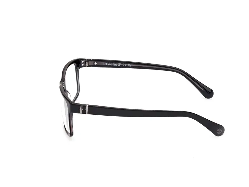 Timberland Uomo TB50035 1 Montature da vista Acetato Nero Squadrata Normale miniatura 2