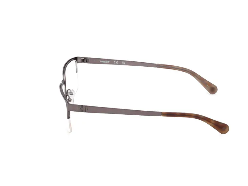 Timberland Uomo TB50037 7 Montature da vista Metallo Grigio Squadrata Normale miniatura 2