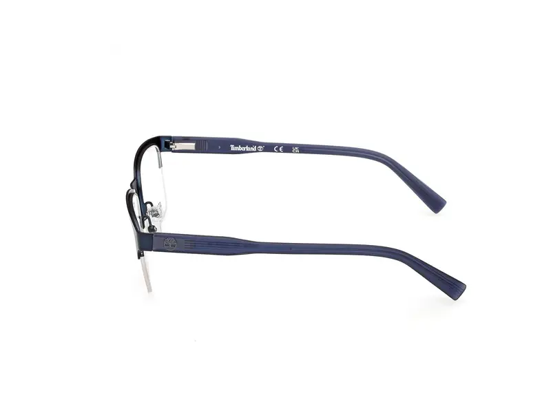 Timberland Uomo TB50046 91 Montature da vista Metallo Blu Squadrata Normale miniatura 2