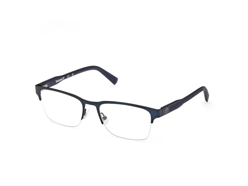 Uomo TB50046 91 Montature da vista Metallo Blu Squadrata Normale
