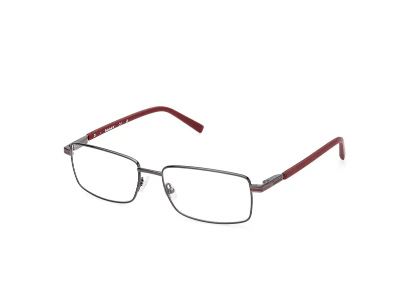 Timberland Uomo TB50048 6 Montature da vista Metallo Grigio  Squadrata Normale