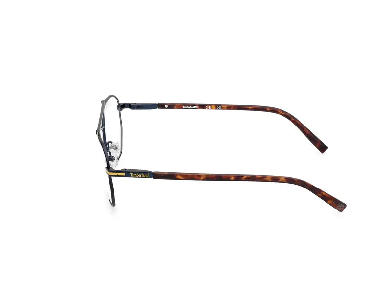 Timberland Uomo TB50049 91 Montature da vista Metallo Blu Squadrata Normale miniatura 2