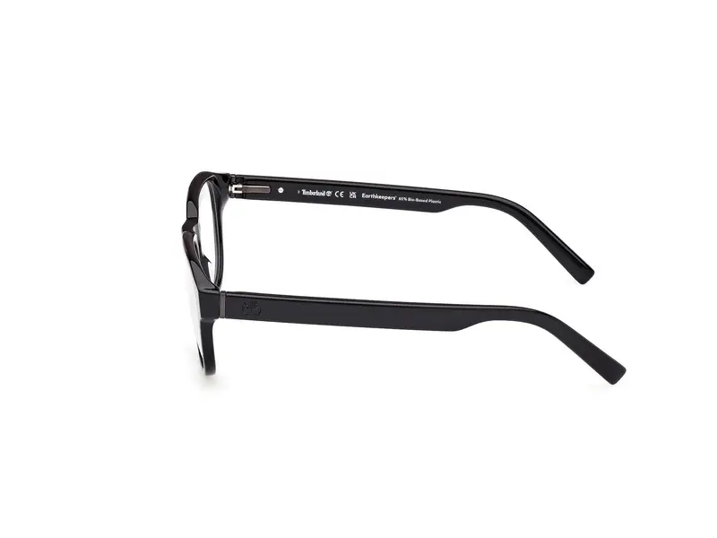 Timberland Uomo TB50052 1 Montature da vista Acetato Nero Rotonda Normale miniatura 2