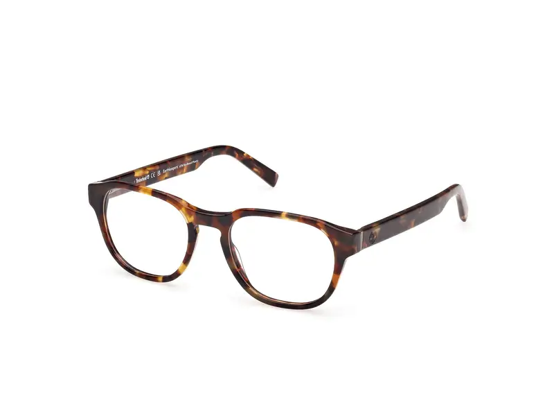 Timberland Uomo TB50052 54 Montature da vista Acetato Havana  Rotonda Normale