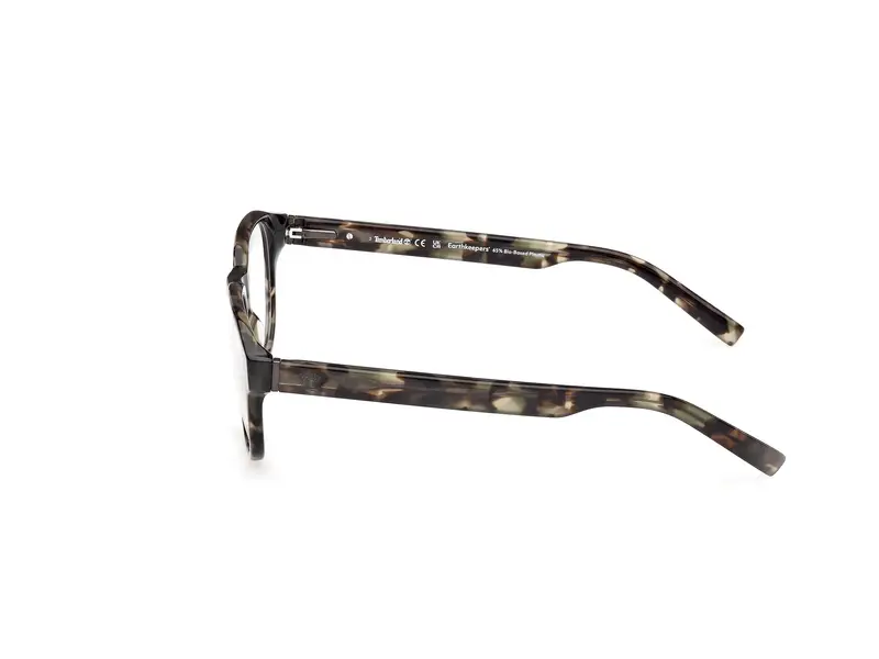 Timberland Uomo TB50052 55 Montature da vista Acetato Havana Rotonda Normale miniatura 2