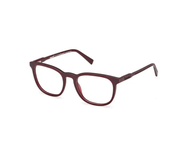 Uomo TB50066 067 Montature da vista Iniettato Rosso Rotonda Normale