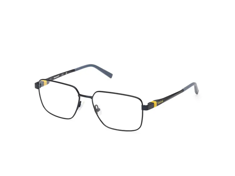 Uomo TB50068 091 Montature da vista Metallo Blu Squadrata Normale