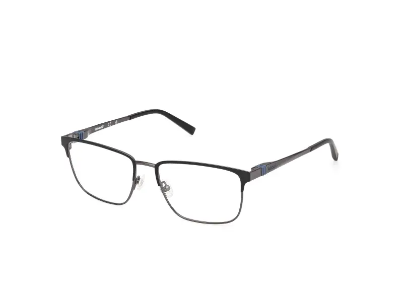 Uomo TB50070 002 Montature da vista Metallo Nero Squadrata Normale
