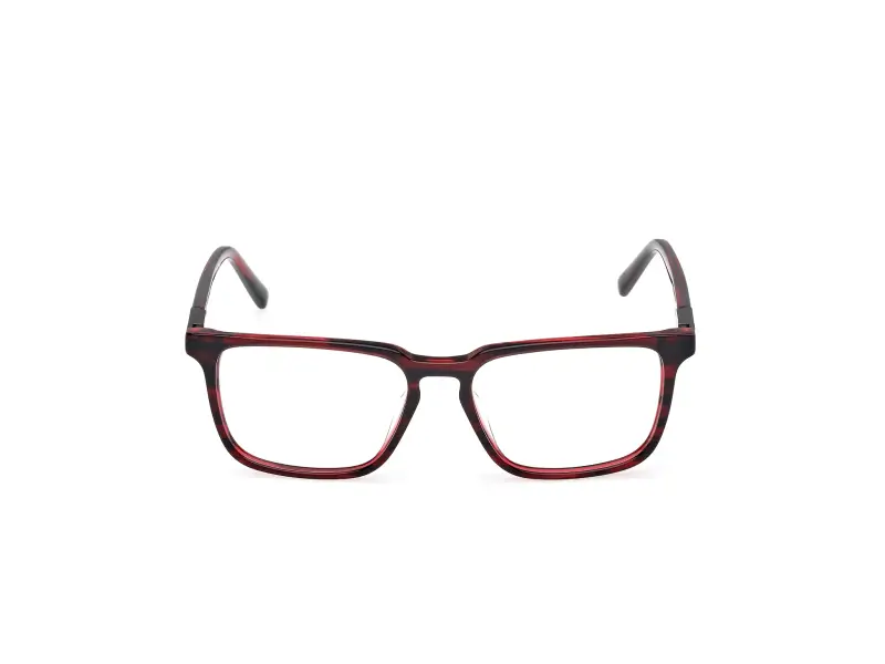 Uomo TB50072-H 066 Montature da vista Acetato Rosso Squadrata Normale miniatura 2