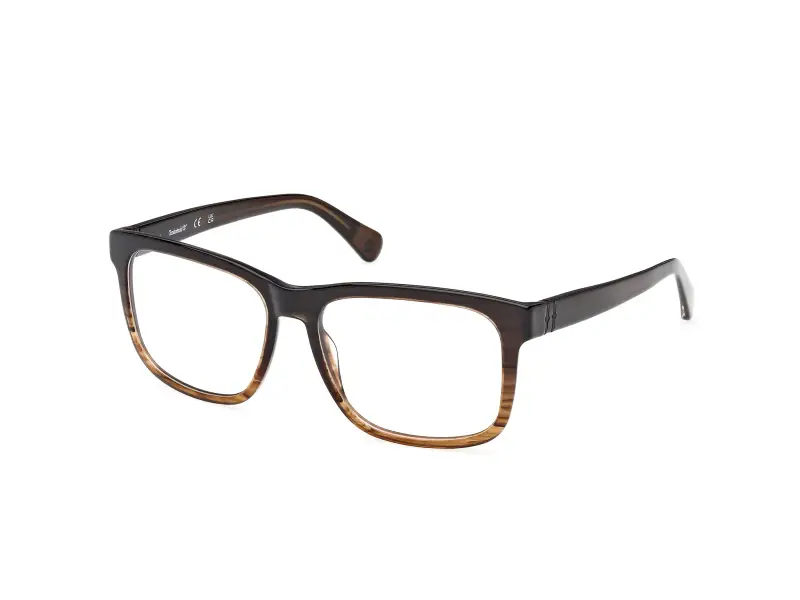 Uomo TB50073 049 Montature da vista Acetato Marrone Squadrata Normale