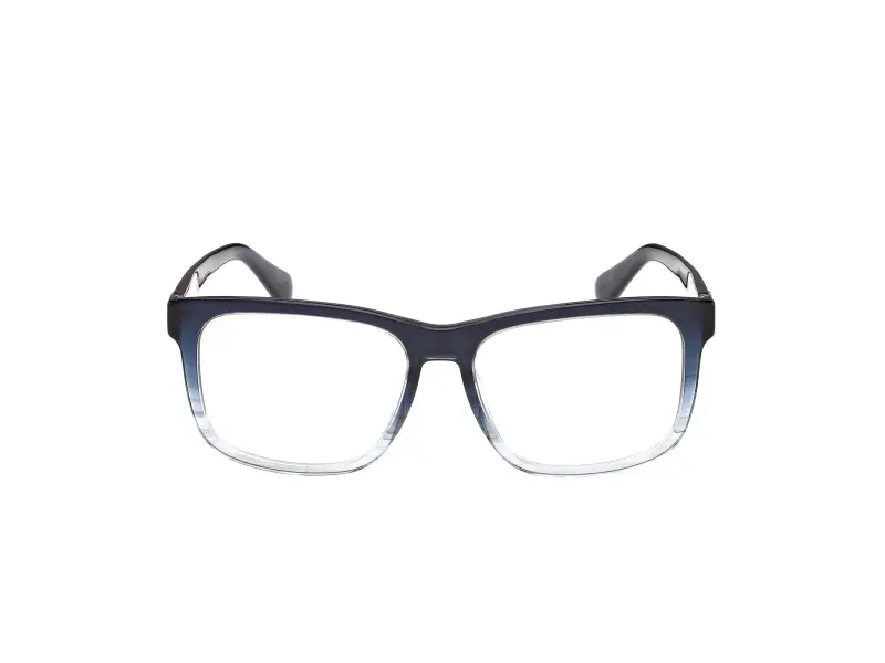 Uomo TB50073 090 Montature da vista Acetato Blu Squadrata Normale miniatura 2