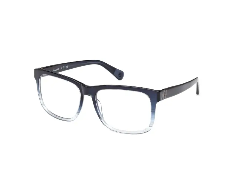 Uomo TB50073 090 Montature da vista Acetato Blu Squadrata Normale