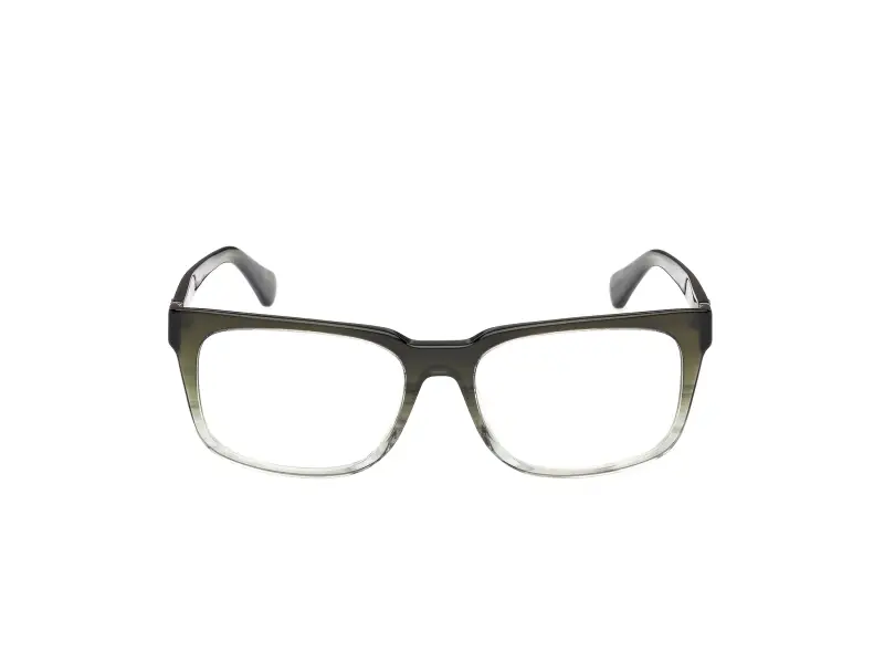 Uomo TB50074 096 Montature da vista Acetato Verde Squadrata Normale miniatura 2