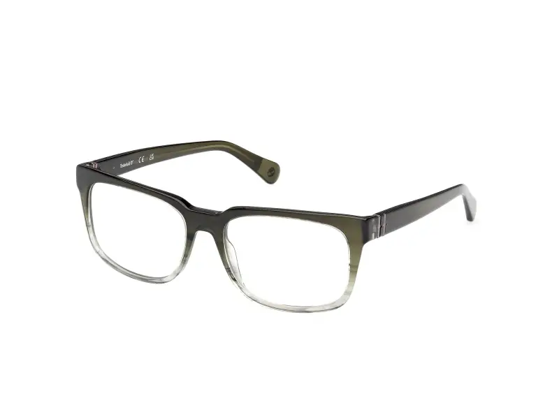 Uomo TB50074 096 Montature da vista Acetato Verde Squadrata Normale