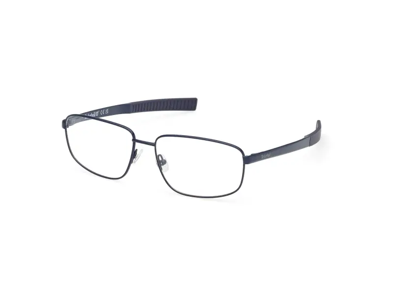 Uomo TB50078 091 Montature da vista Metallo Blu Squadrata Normale