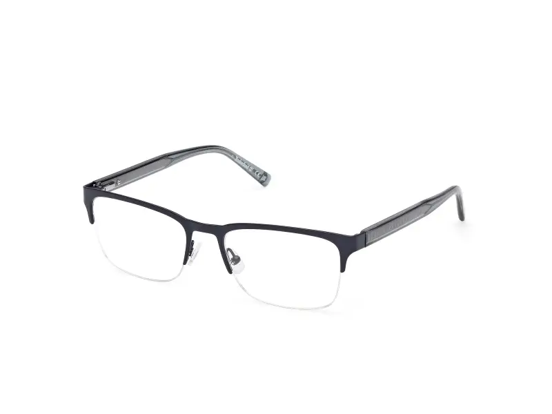 Uomo TB50083 091 Montature da vista Metallo Blu Squadrata Normale