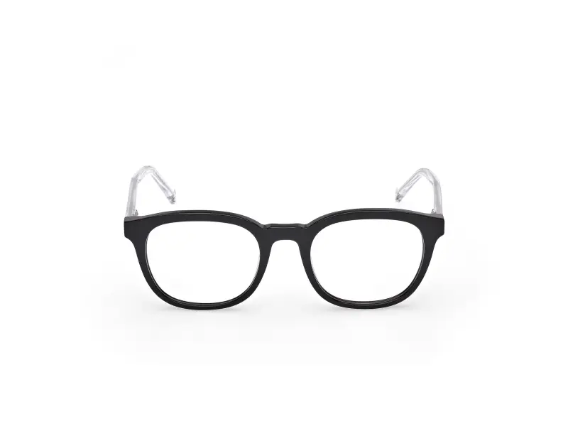 Uomo TB50084 001 Montature da vista Acetato Nero Rotonda Normale miniatura 2