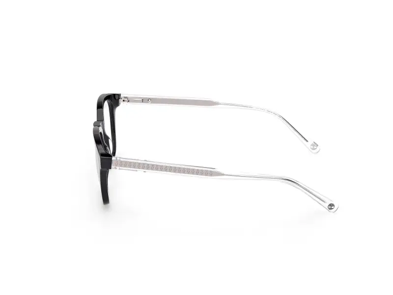 Uomo TB50084 001 Montature da vista Acetato Nero Rotonda Normale miniatura 3