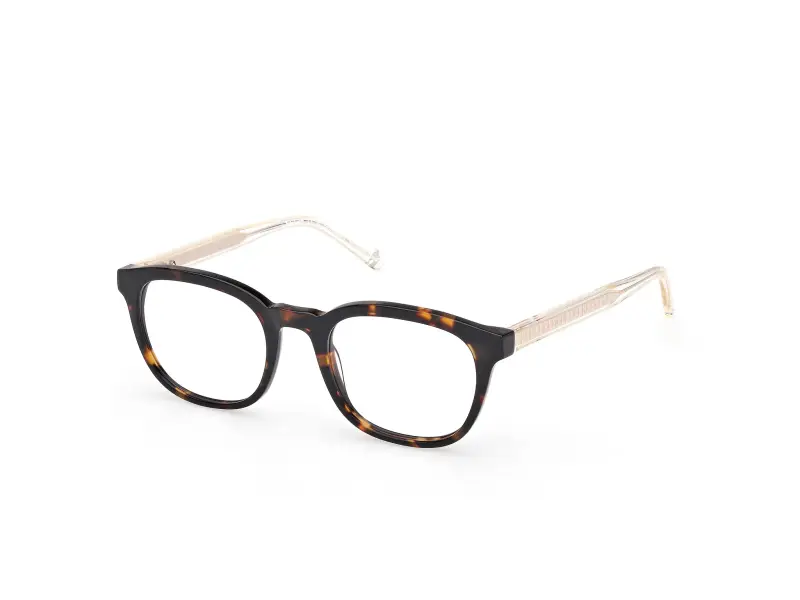 Uomo TB50084 052 Montature da vista Acetato Havana Rotonda Normale