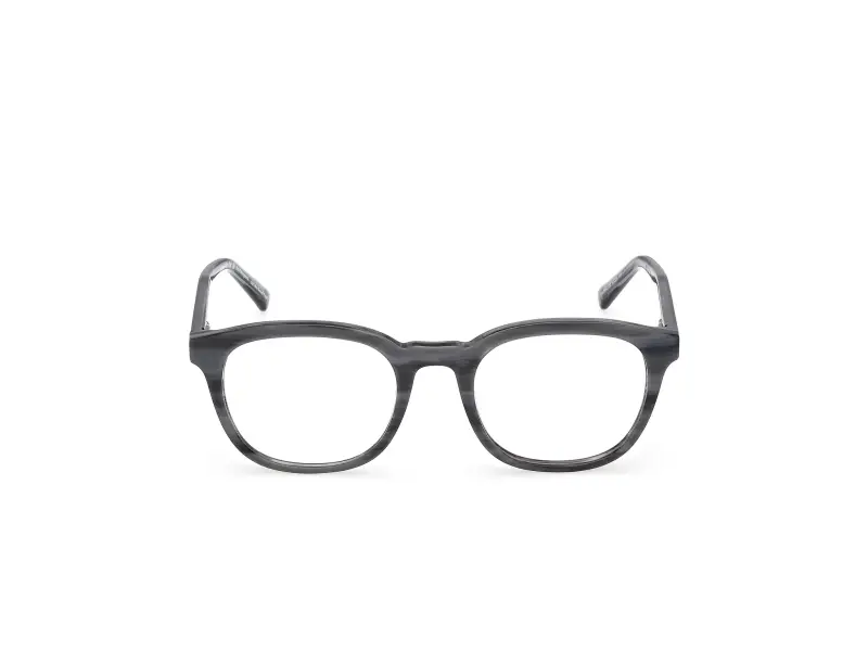 Uomo TB50084 092 Montature da vista Acetato Blu Rotonda Normale miniatura 2