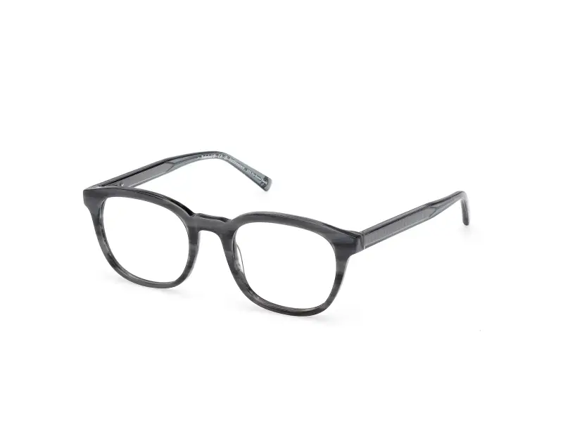 Uomo TB50084 092 Montature da vista Acetato Blu Rotonda Normale