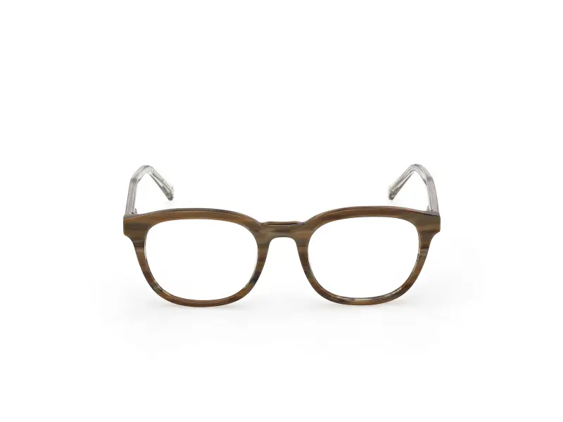 Uomo TB50084 096 Montature da vista Acetato Verde Rotonda Normale miniatura 2