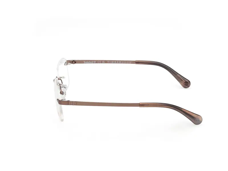 Uomo TB50090 049 Montature da vista Metallo Marrone Squadrata Normale miniatura 3